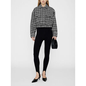 Anine Bing 'Rhea' Black Legging Size S